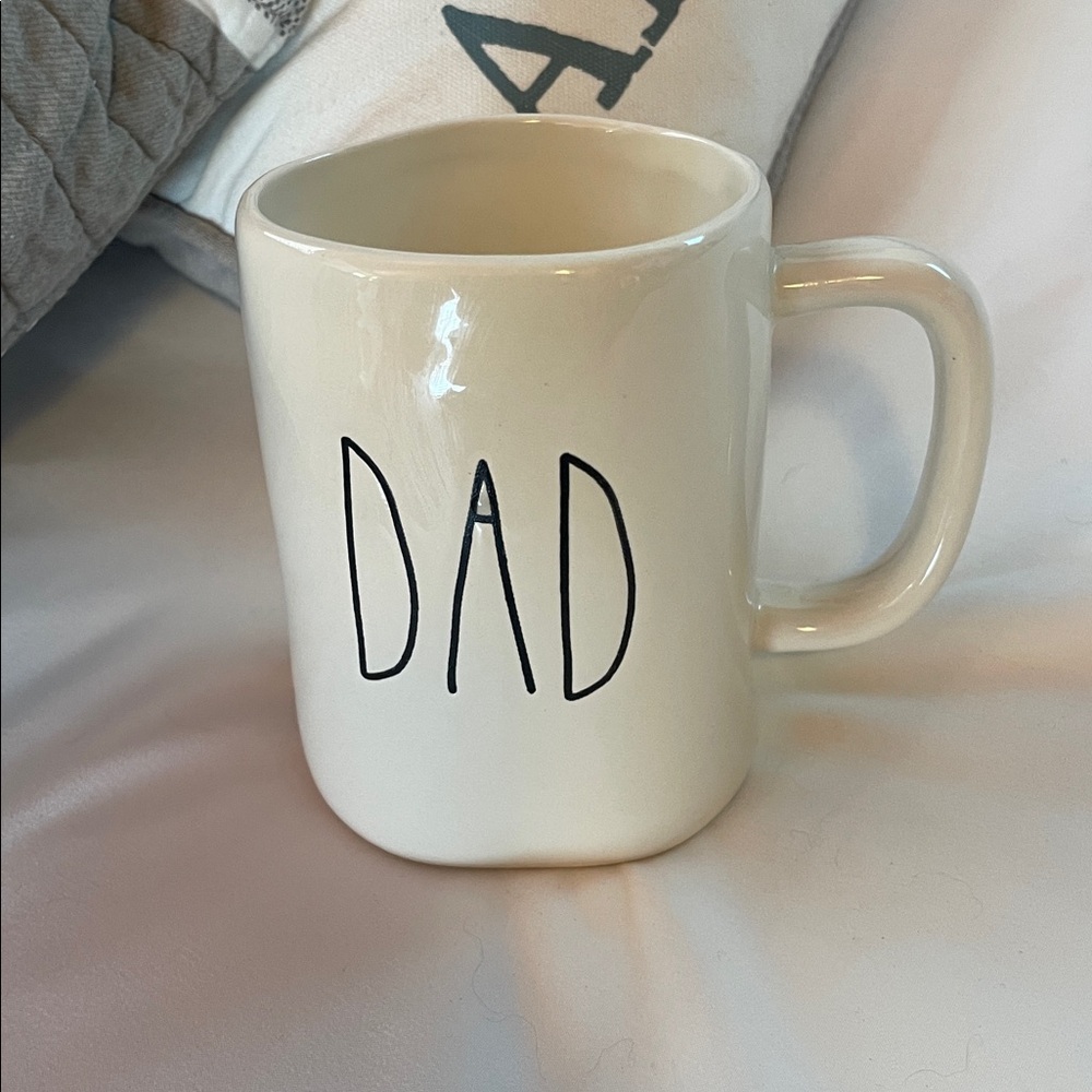 Rae Dunn Cream 'Dad' Mug